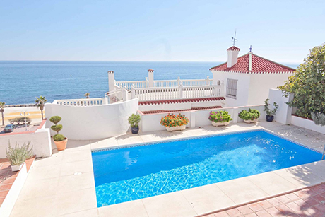 swimming pool view benalmadena costa del sol